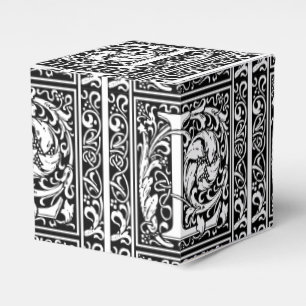 Ballotins Lettre L Monogramme médiéval Art Nouveau