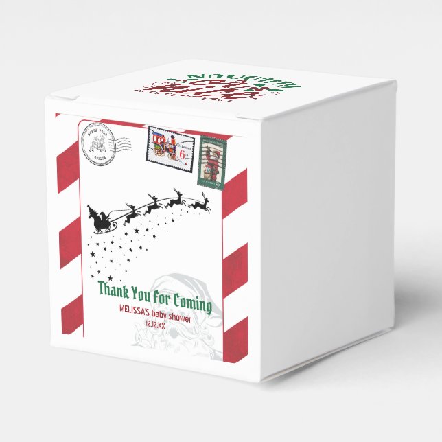 Ballotins LETTRE père Noël Naughty Ou Nice (Verso)