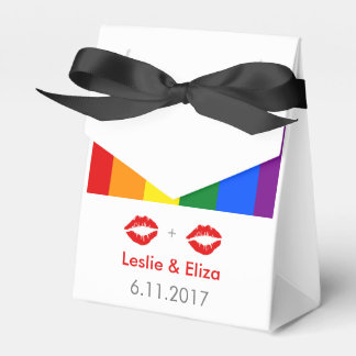 Ballotins LGBT Lesbian Lips Mariage arc-en-ciel