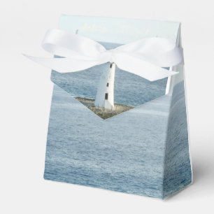 Ballotins Lighthouse Coastal New England Boîte de mariage