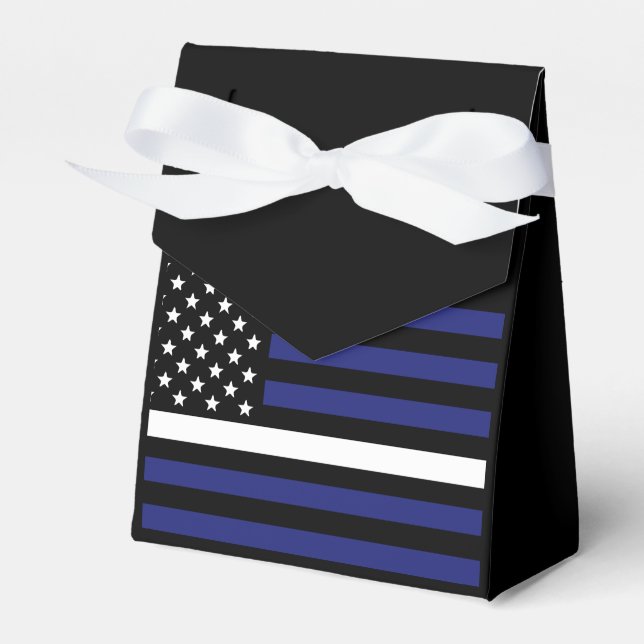 Ballotins Ligne blanche mince personnalisée USA Drapeau EMS  (Verso)