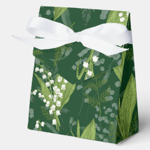 Ballotins Lily de Vallée avec des fougères Vert Foncé