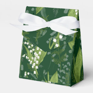 Ballotins Lily de Vallée avec des fougères Vert Foncé