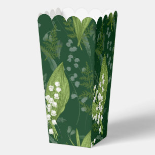 Ballotins Lily de Vallée avec des fougères    Vert Foncé