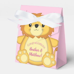 Ballotins Lion Baby shower rose