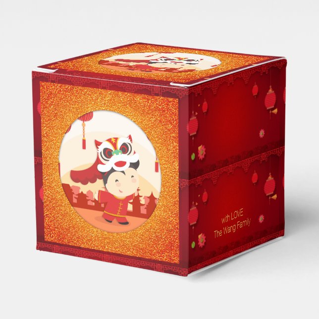 Ballotins Lion Dance Chinois Nouvel An Enfant BFC (Verso)