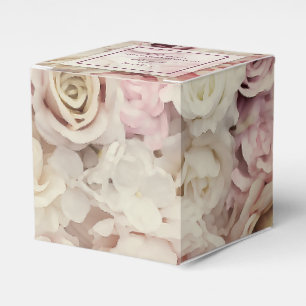 Ballotins Lit Rose Mariage 2" Ballotin