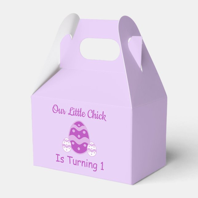 Ballotins Little Chick 1er anniversaire (Verso)