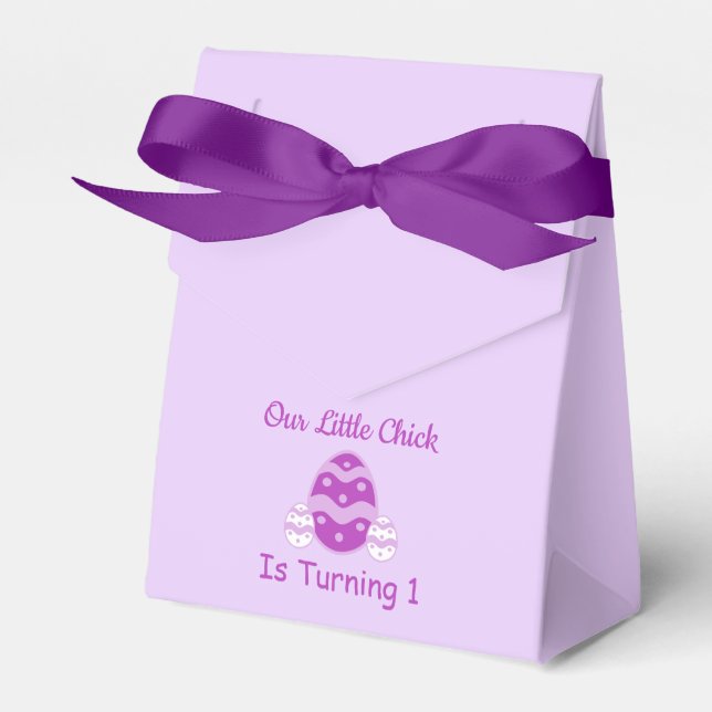 Ballotins Little Chick 1er anniversaire (Verso)