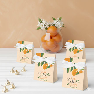 Ballotins Little Cutie Sur Le Chemin Baby shower Orange
