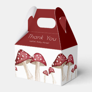Ballotins Little Fun Guy Red Woodland Baby shower champignon