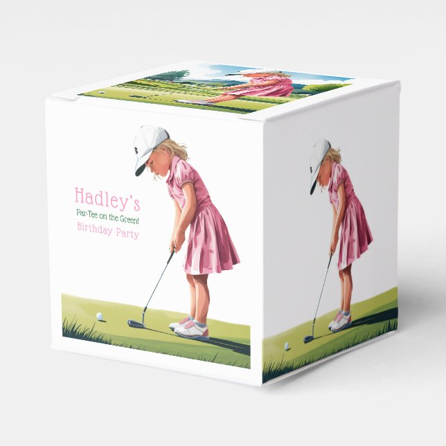 Ballotins Little Pro En rose : Anniversaire sur le vert (Verso)