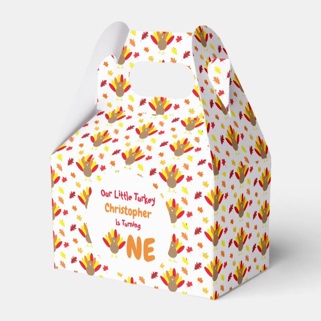 Ballotins Little Turkey 1er anniversaire (Verso)