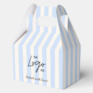 Ballotins Logo d'entreprise Mignon Cookie aux rayures bleues