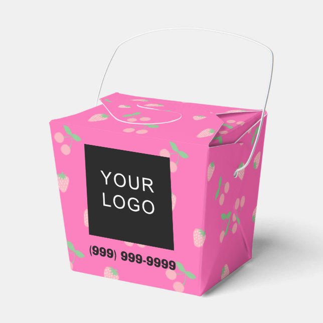 Ballotins Logo d'entreprise personnalisable Téléphone rose S (Verso)