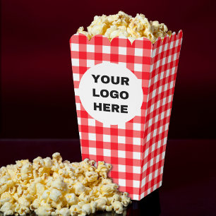 Ballotins Logo d'entreprise Rouge & Blanc En vichy Plaid