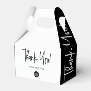Ballotins Logo personnalisé noir blanc simple pour appréciat