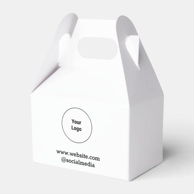 Ballotins Logo personnalisé simple et élégant ici société (Verso)