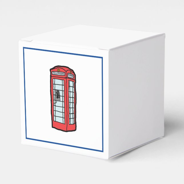 Ballotins London Red Telephone Booth Iconic British Travel (Verso)