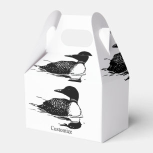 Ballotins Loon Swimming Bird Art Thunder_Cove