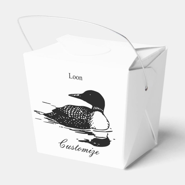 Ballotins Loon Swimming Bird Art Thunder_Cove (Arrière)