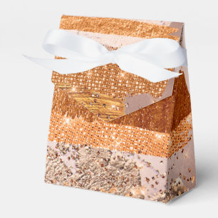 Ballotins L'or du cuivre frappe la texture du glamour