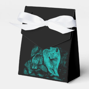 Ballotins Loup et corbeau dans la nuit