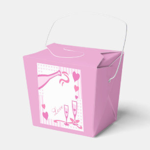 Ballotins Love Champagne&Hearts Ballotin de prise rose pâle