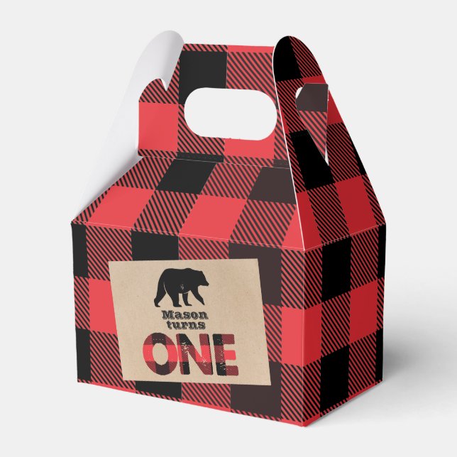 Ballotins Lumberjack Wilderness Boys Premier anniversaire (Verso)