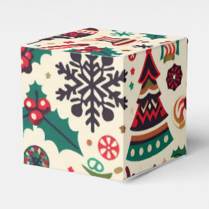 Ballotins Luxueux Motif de la saison de Noël