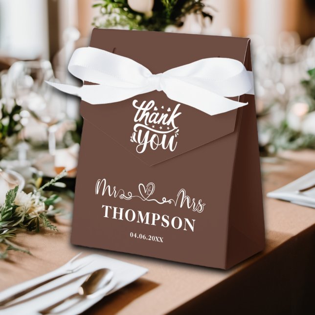 Ballotins M. et Mme Élégant Simple | Marron (Créateur téléchargé)