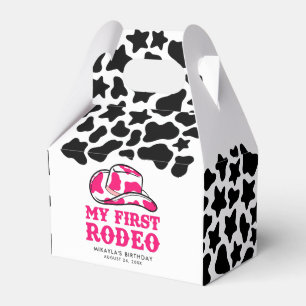 Ballotins Ma Première Rodeo Vachère Rose Anniversaire