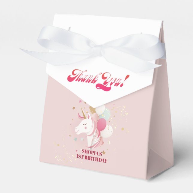 Ballotins Magique 1er Anniversaire Unicorn (Verso)