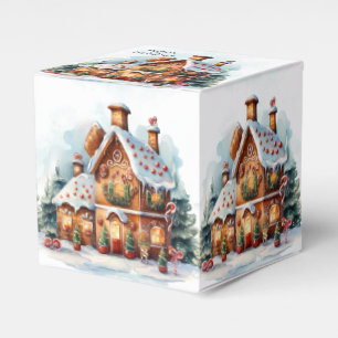 Ballotins Maison en pain d'épice boîte cadeau de Noël