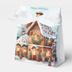 Ballotins Maison en pain d'épice boîte cadeau de Noël