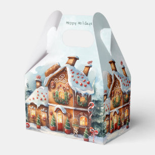 Ballotins Maison en pain d'épice boîte cadeau de Noël