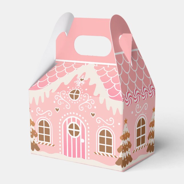 Ballotins Maison en pain d'épices rose (Verso)