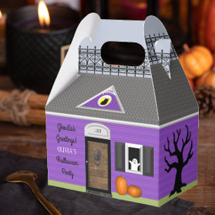 Ballotins Maison hantée Ballotin Halloween personnalisé