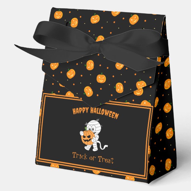 Ballotins Maman mignonne avec Jack-o'Lantern Motif Halloween (Recto)