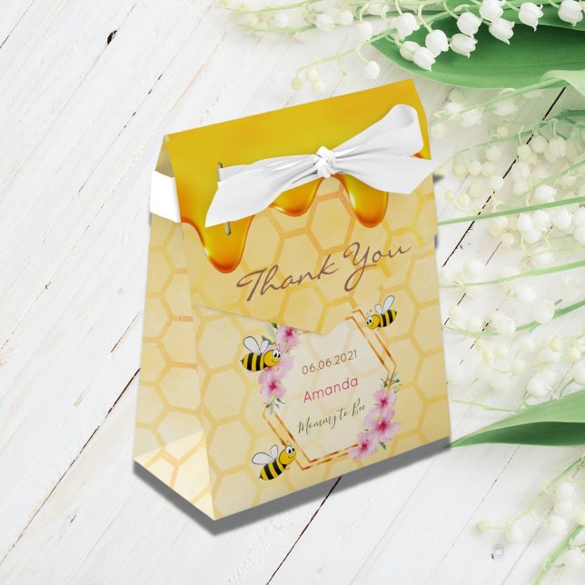 Ballotins Maman to Bee Baby shower gouttes de miel merci (Créateur téléchargé)