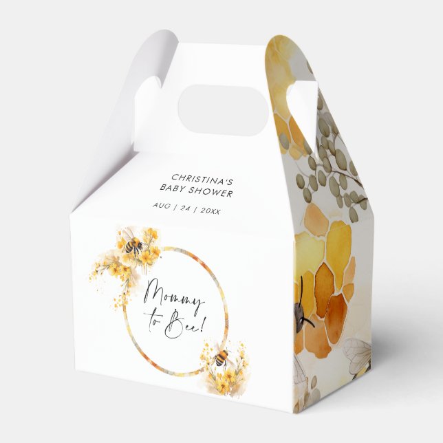 Ballotins Maman to Bee Honey Fleur sauvage Baby shower (Verso)