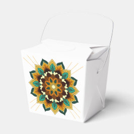 Ballotins Mandala Motif 2002 en jaune et bronzette