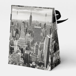 Ballotins Manhattan, New York (panorama noir et blanc)