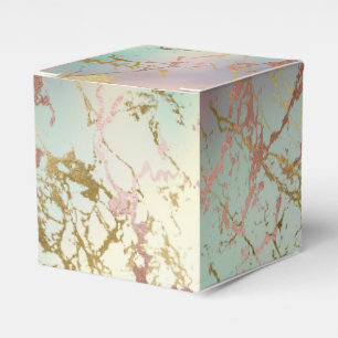 Ballotins Marbre beige élégant   Mint Sage Green Rose Gold