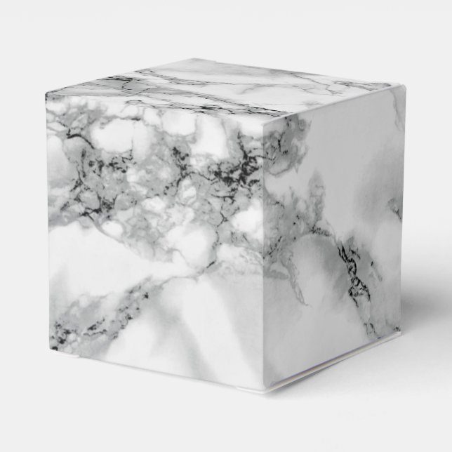 Ballotins Marbre blanc Stone tendance - (Arrière)