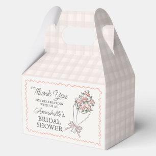 Ballotins Marché de Fleurs Roses Fraîches pour Baby Shower d