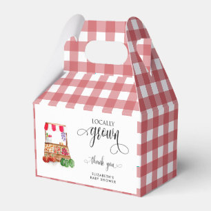 Ballotins Marché de Producteurs Baby Shower Gingham Rustique