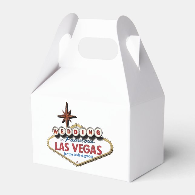 Ballotins Mariage À Las Vegas Ballotin (Verso)