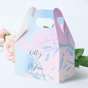 Ballotins Mariage Abstrait Moderne Pastel