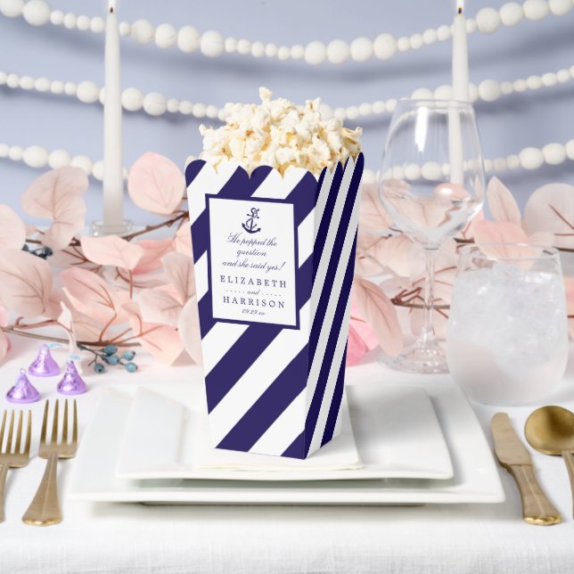 Ballotins Mariage Ancre bleu marine (Mariage)